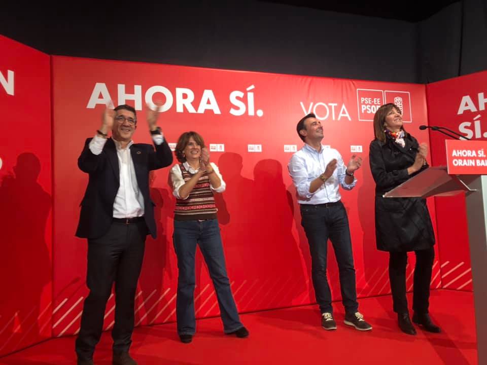 Dolores Delgado, acto político en Portugalete